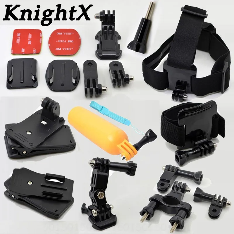

KnightX Float Grip Harness Adjustable Headband Head Strap for GoPro Hero SJ4000 SJ5000 Xiaomi yi Sport Action Accessories