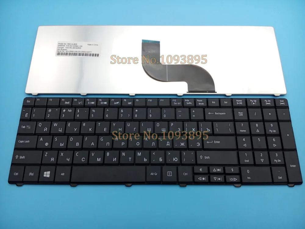 Новая русская клавиатура для ноутбука Packard Bell NE71B Q5WTC Z5WT1 V5WT2 Q5WV1 Q5WS1 Z5WT3 Z5WTC |
