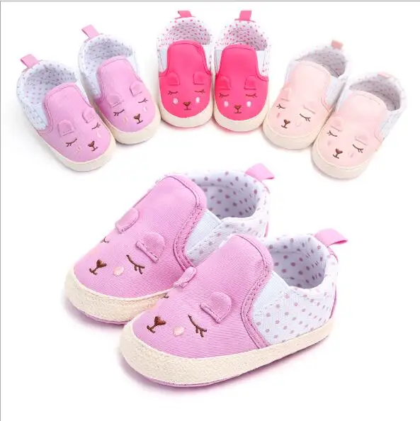 

Lovely Baby Shoes Anti-Slip Toddlers Girls First Walkers