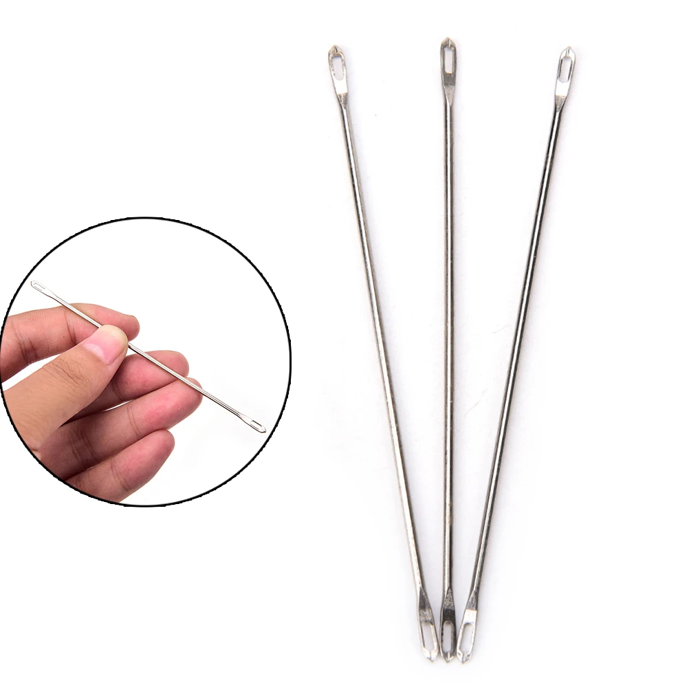 New Needles Double Eyed Transfer for Standard Knitting Machines Sliver Home DIY Handmade Craft Sewing Tools Accessories 1pcs