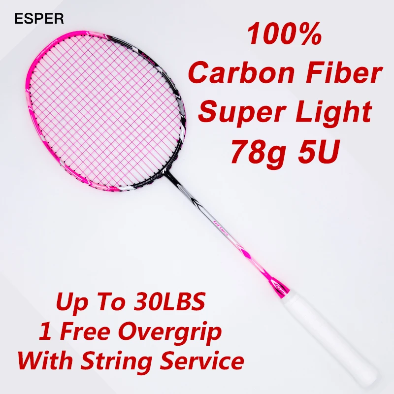 Lightweight badminton racket Clearance