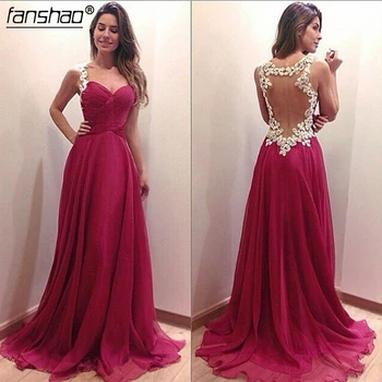 

New Hot Appliques Lace back sexy red prom dresses 2019 Sweetheart Spaghetti Strap Pleat party dresses Well Vestido Festa