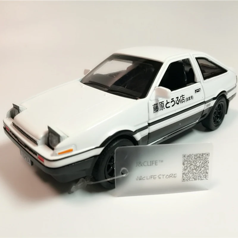 1:28 игрушечная машинка, начальная D AE86, металлическая игрушка, литая машинка, литые под давлением и игрушечные транспортные средства, модель автомобиля, миниатюрная модель автомобиля, игрушки для детей