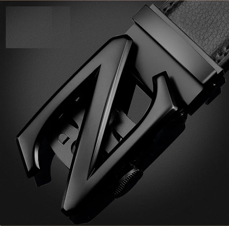 

High Quality Luxury Belts Mens Cow Genuine Leather Brand New Designer Waist Straps For Male Automatic Z Buckle Ceintures A51