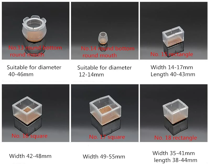 8 шт./лот, силиконовые ножки стула, круглые ножки, накладки для пола, мебельные скатерти, носки, Нескользящие чашки, домашний декор