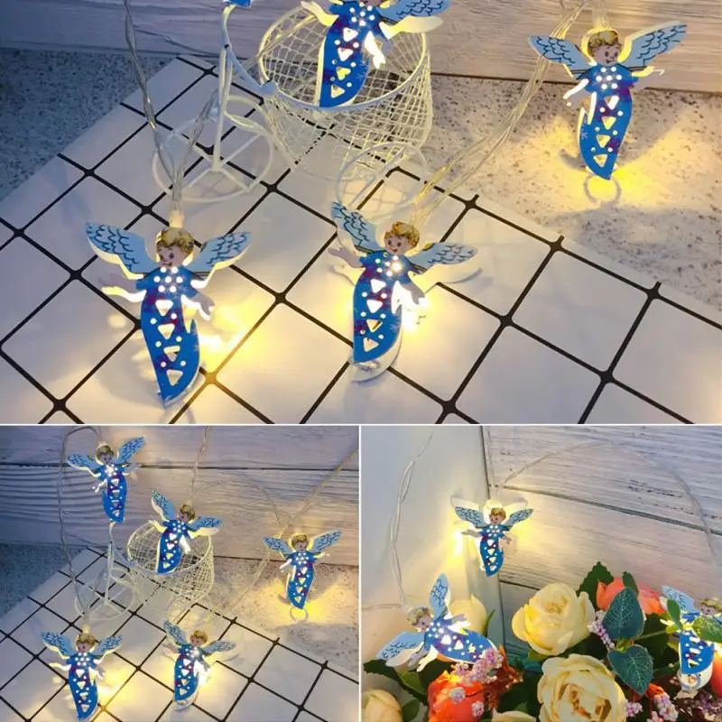 

Fairy Garland LED Strawberry Cactus Snowman String Lights For New Year Christmas Tree Wedding Home Decoration Battery Powered