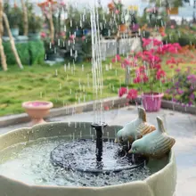 Солнечный фонтанный насос Солнечный водяной Набор для фонтана для птичьей ванны, аквариума, небольшого пруда и сада задний двор Садовый пруд украшение