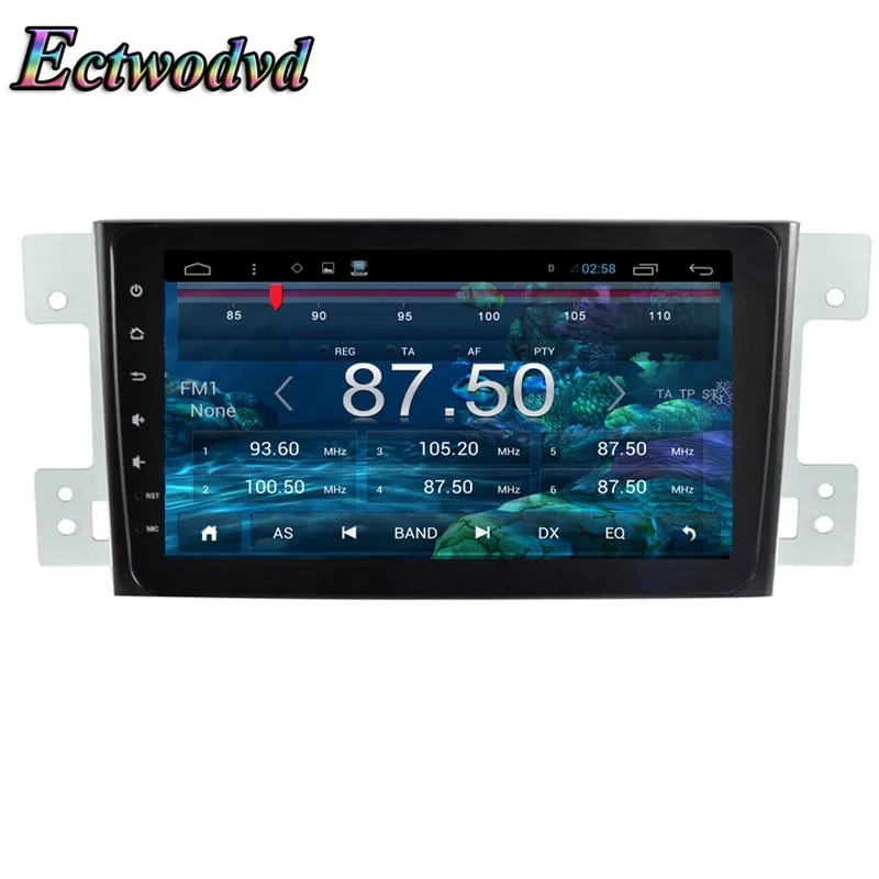 Perfect Ectwodvd 8inch Octa Core Android 8.1 Car DVD GPS Navigation Radio Stereo for Suzuki Grand Vitara 2005 2006 2007 2008 2009-2015 2