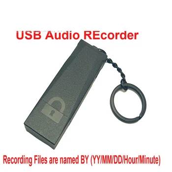 

TF card reader Battery indicator function Audio recorder USB disk 1 key recording audio recorder battery 15h work Voice recorder