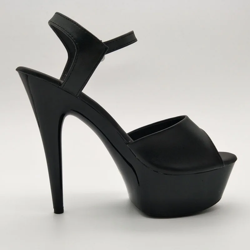 Сексуальная танцевальная обувь laijianjinxia; обувь на высоком каблуке-шпильке; Сандалии–гладиаторы с открытым носком женская обувь на высоком каблуке 15 см туфли на платформе и высоком каблуке обувь для вечеринок H-045