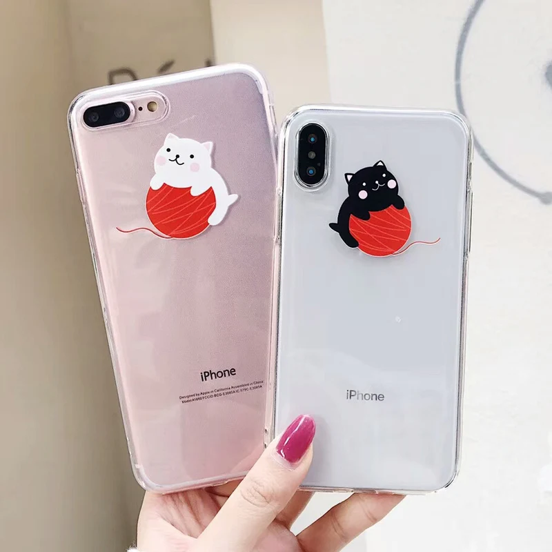 BROTOLA For iPhone 6 Case Silicone Cute Cat Phone Cases