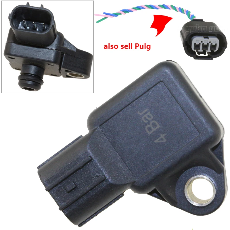 

4 BAR (4BAR) Manifold Air Turbo Pressure MAP Sensor Assy For Refitted Modified HONDA ACURA CIVIC ACCORD 2001-2006 37830-PGK-A01