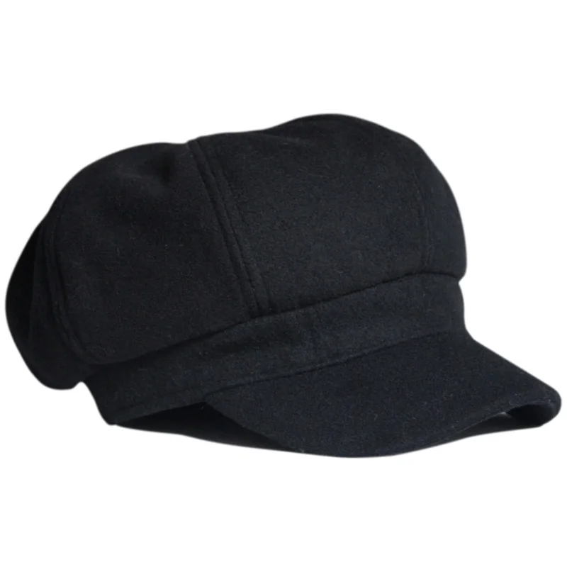 Винтажная модная шерстяная женская шапка, женские береты boina, восьмиугольная кепка, женская кепка Newsboy Virsor, шапка Gorras Planas, кепка 25