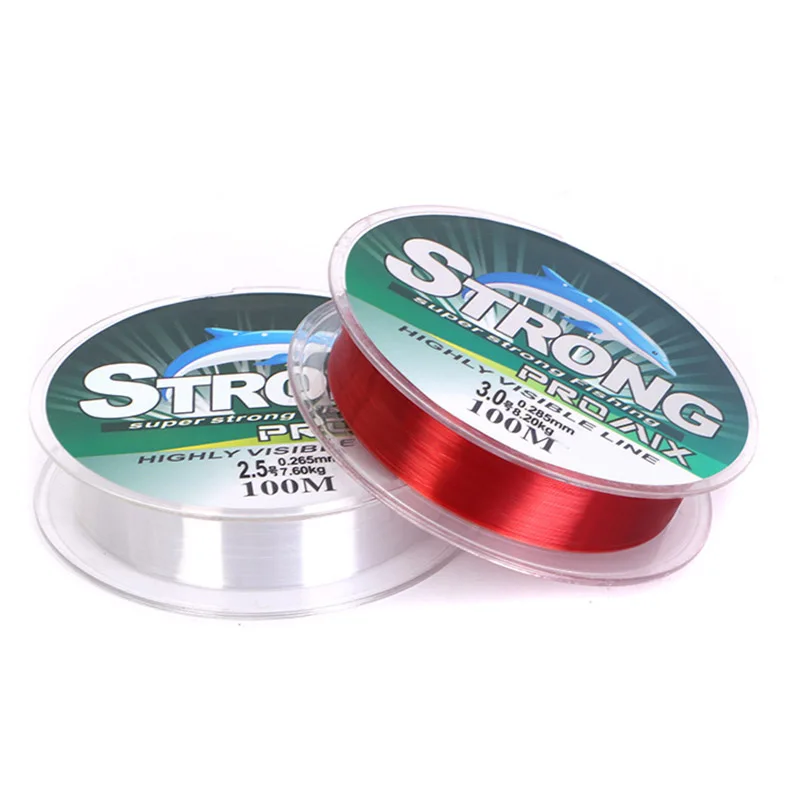 

High quality Fishing Lines 100m competitive nylon main transparent 9th 0.55mm outdoor sea fishing rod line sale