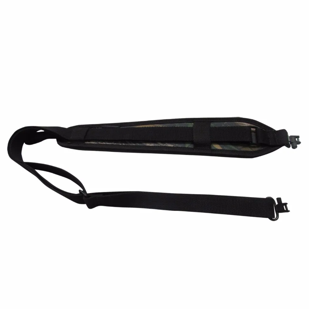 

Tourbon Hunting Gun Accessories Camo Rifle Gun Sling with Swivels Shotgun Belt Strap Non-slip for Shooting Adjustable
