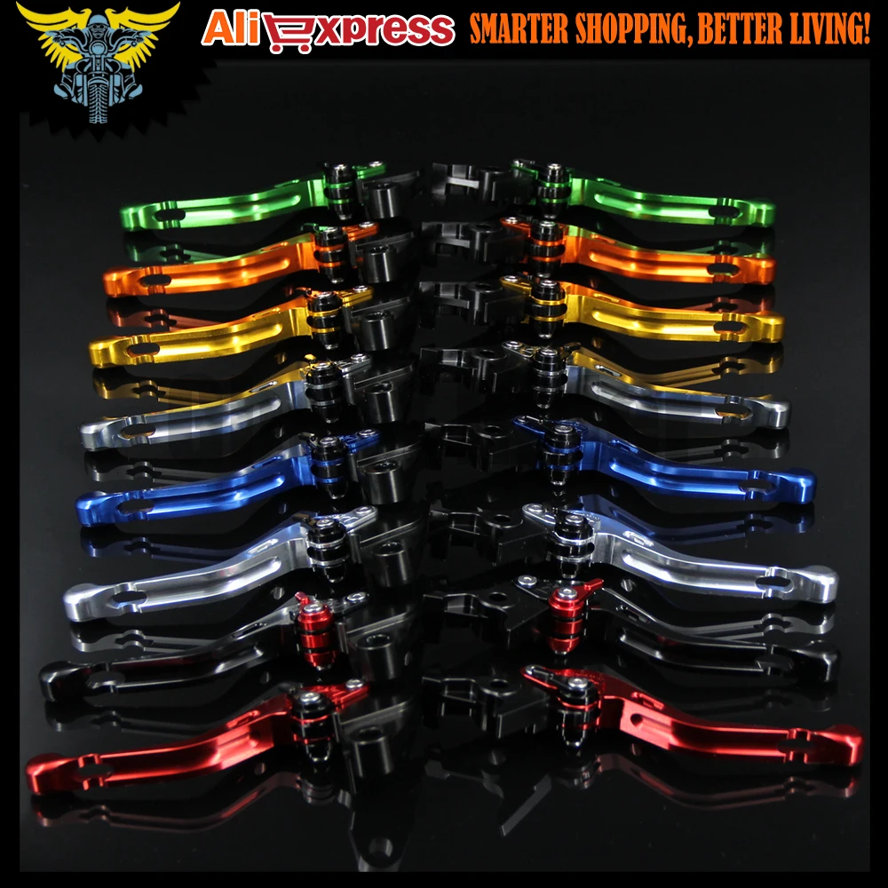 Новый лазерный логотип (YZF R1) черный ЧПУ алюминиевый регулируемый 2 пальца