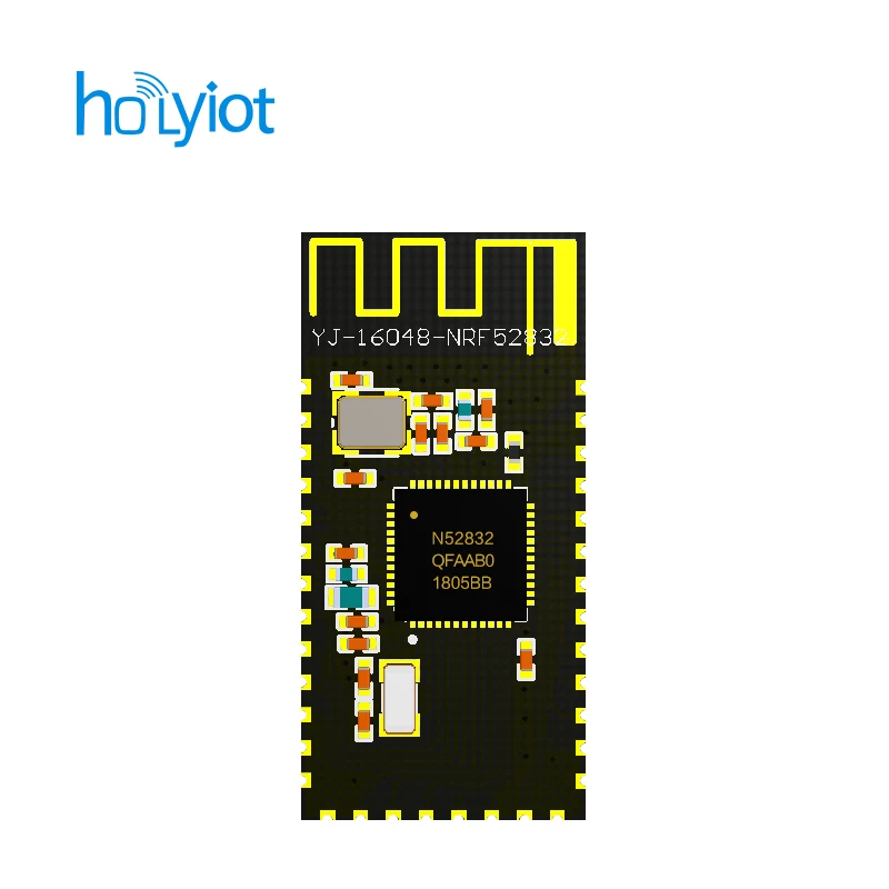 FCC CE Малый размер nrf52832 ble bluetooth модуль с низким энергопотреблением обеспечивает