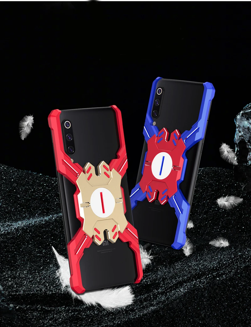 

High Quality Phone Case for Xiaomi 9 Mi 9 Cover Mi9 case Luxury Aluminum Metal Shockproof New Design Stand Cover for Xiaomi8 Mi8