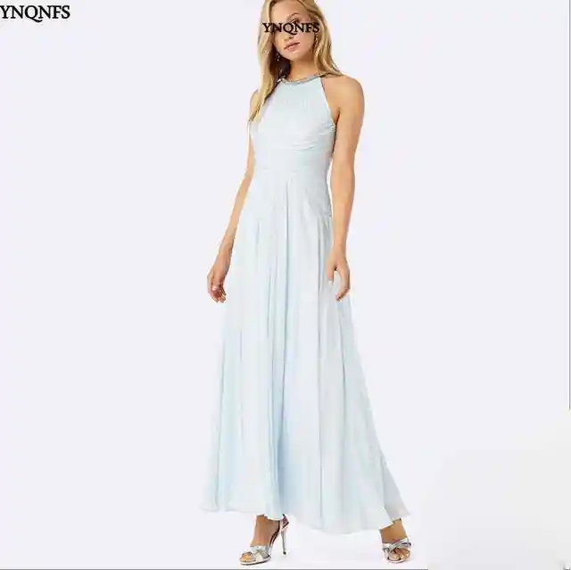 YNQNFS BD82 Real Pictures Wedding Guest Dress Chiffon