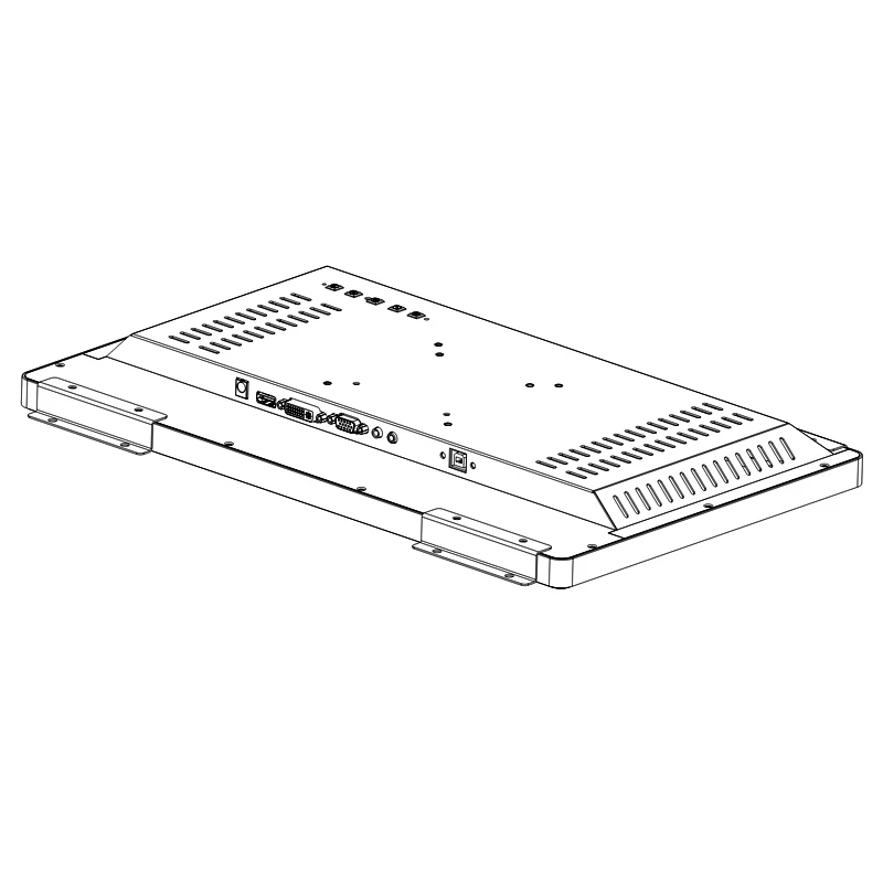 Obeytec 18,5 дюймов ЖК-дисплей емкостный открытая рамка сенсорный экран монитор, PCAP сенсорный, мульти 10 точек, 16:9, IP65 антивандальный, 1366*768