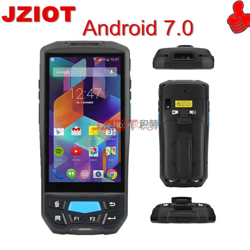 V9000 портативный PDA 2D считыватель штрих кодов Android 7 0 с 860 960Mhz RFID
