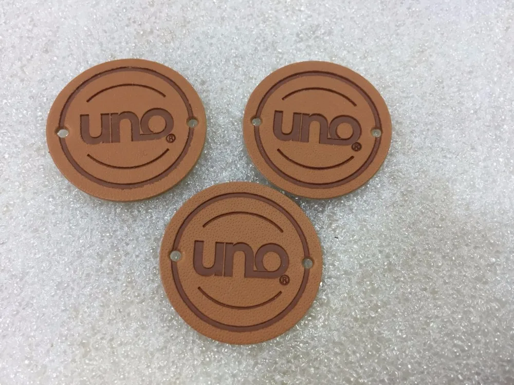 

custom make leather label /custom made pu leather /custom made artificial leather label/ main label