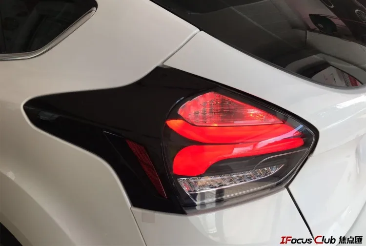 Автомобильный Стайлинг задний фонарь для Ford Focus Hatch-back задние фонари 2015-2018 светодио дный задний фонарь DRL + тормоз + Парк + светодио дный