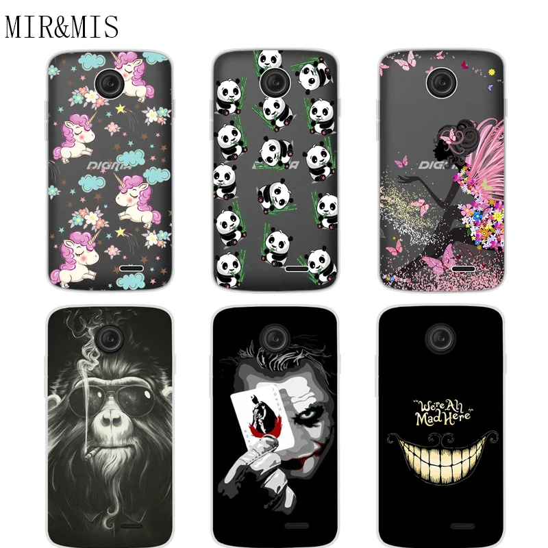 

Case For Digma Vox A10 3G 4.2 Inch Transparent Printing Drawing Silicone Phone Cases Cover For Digma Vox A10 3G 4.2 Inch