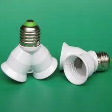 E27 винт патрон E27 до двух E27 светодиодный цоколь 20 шт