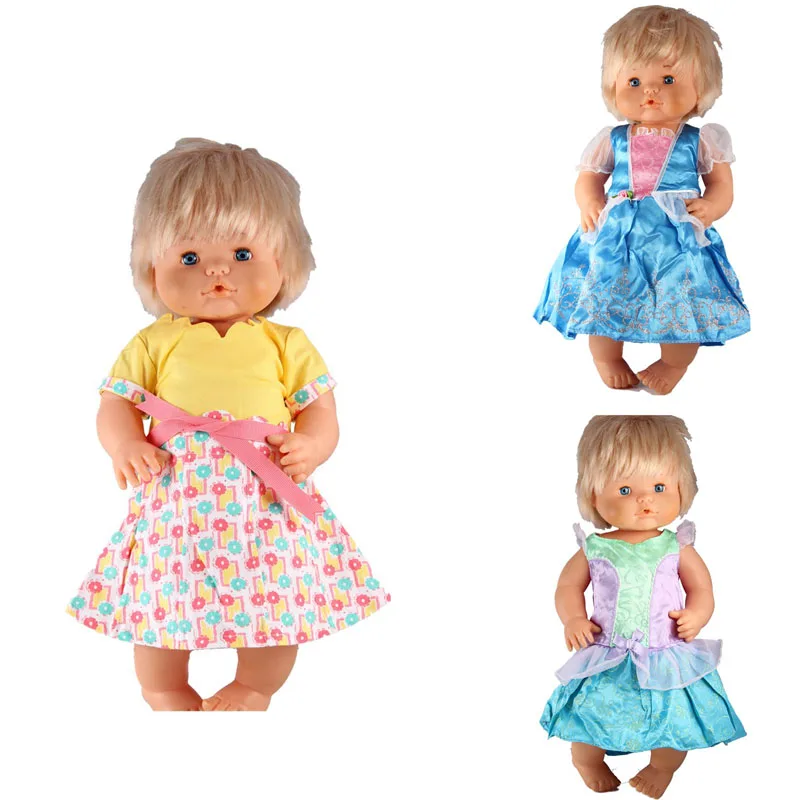 

Clothes For Dolls Fit 41 cm Nenuco Doll y su Hermanita Dresses For Dolls New Comes Fashion Dresses For 16inch Nenuco Doll