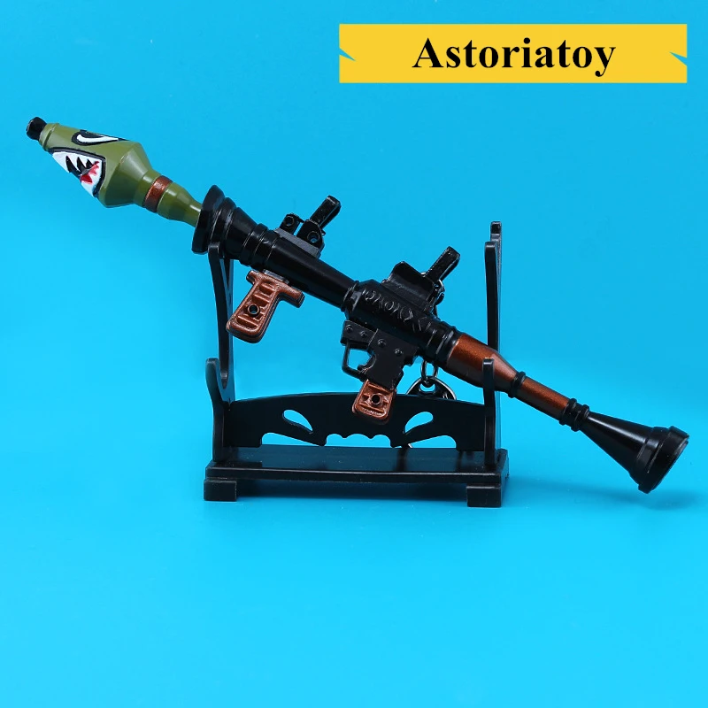 

Fortnight Battle Royale Toy Model The Rocket Launcher Keychain Alloy Weapons Kids Toy Collection Decoration