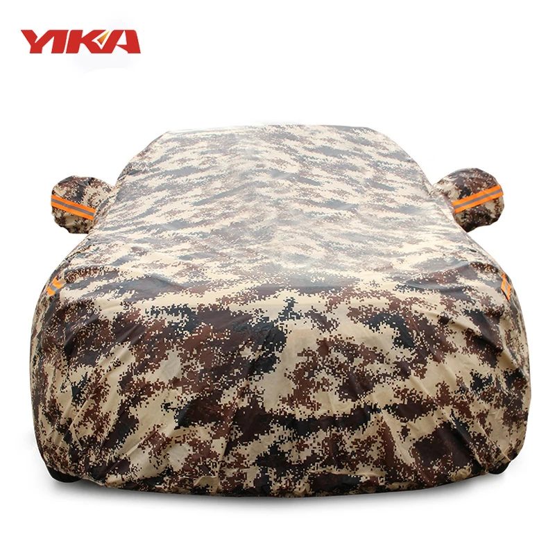

YIKA Universal Camouflage Sewing Series Cover Sunproof Thicken Case For Car Protection Anti-UV Scratch-Resistant Size 2S-3XXL