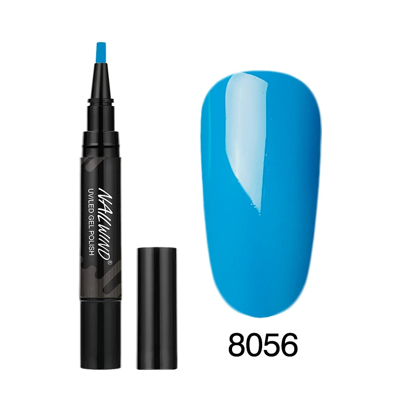 NAILWIND 5 мл Гель-лак для ногтей 31-60 Гибридный гель лак для ногтей ручка Гель-лак для ногтей Дизайн ногтей маникюр замочить от Полупостоянный UV светодио дный лампы грунтовка для ногтей - Цвет: 56