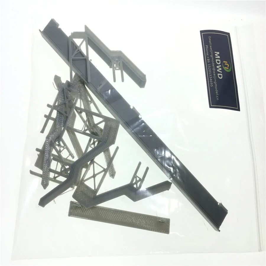 architecture model building ho train layout01