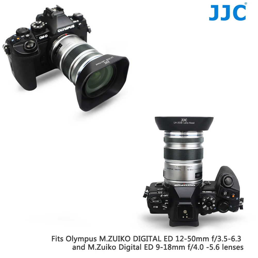 JJC байонетная бленда объектива 52 мм для Olympus M.Zuiko Digital ED 9 18 f/4 0 5 6 заменяет