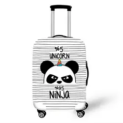 18 ''-32'' мультфильм Единорог панда багаж защитный чехол для девочек аксессуары для путешествий эластичный Анти-пыль тележка чемодан Крышка