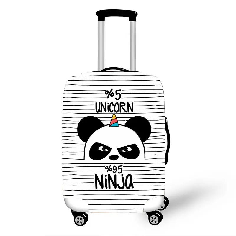 

18''-32'' Cartoon Unicorn Panda Luggage Protective Cover Girls Travel Accessories Elastic Anti-dust Trolley Suitcase Cover