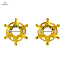 1 пара панк 14 г золотые кольца для пирсинга сосков 316L хирургический стальной стержень без никеля пирсинг щит ювелирные изделия для тела