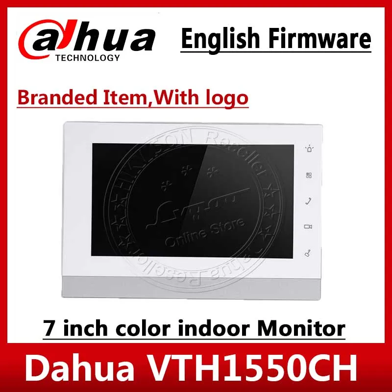 

Dahua Original VTH1550CH IP Video Intercom English Version 7- inch Indoor Touch Screen Monitor Replace VTH1510CH with logo