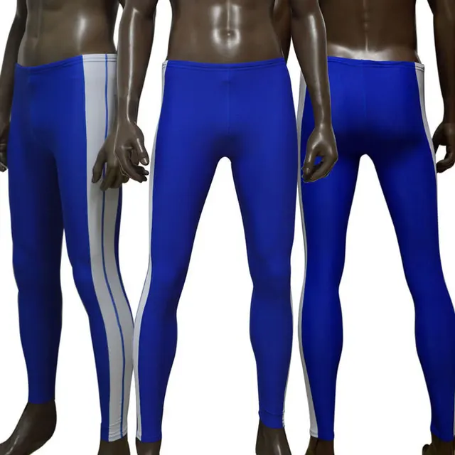 Men's Long Swimwear Triathlon Tights Fitness Swimming Pants Gym Running