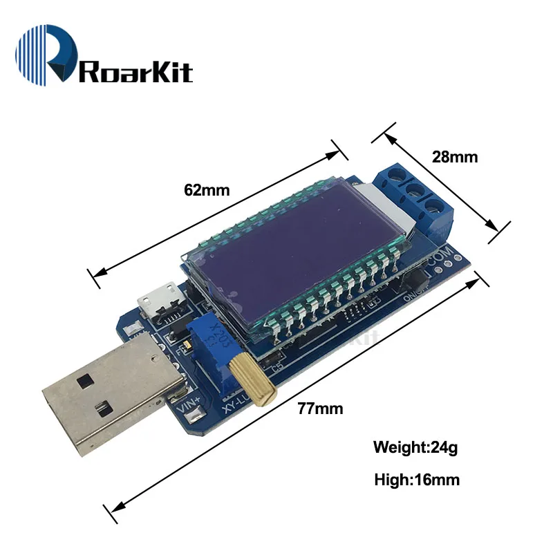 DC-DC при напряжении от 5 В до 3,5 в/9 В/12 V ЖК-дисплей USB Шаг вверх/вниз Питание Модуль Регулируемый повышающий понижающий преобразователь Выход DC 1,2 V-24 V