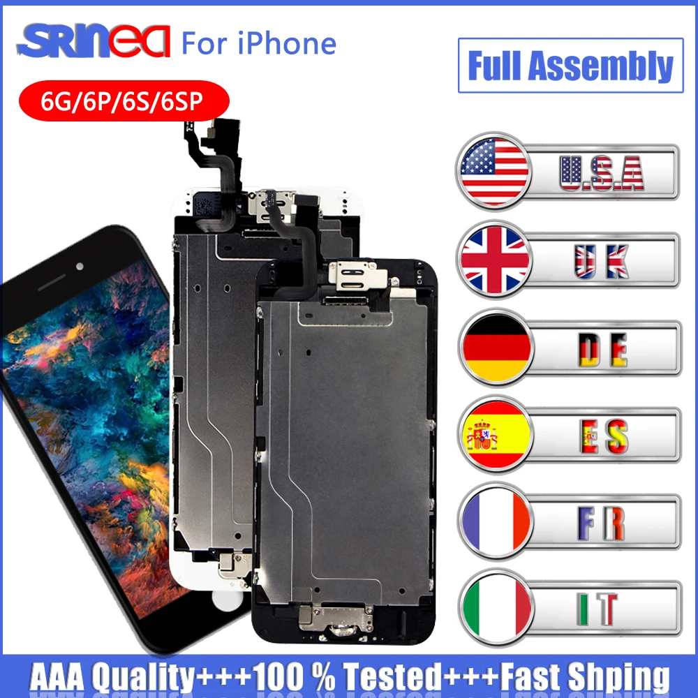 

100% OEM Screen For iPhone 6 S Plus 6s Plus LCD Screen Replacement Display with 3D Touch Screen Digitizer Assembly 6plus 6splus