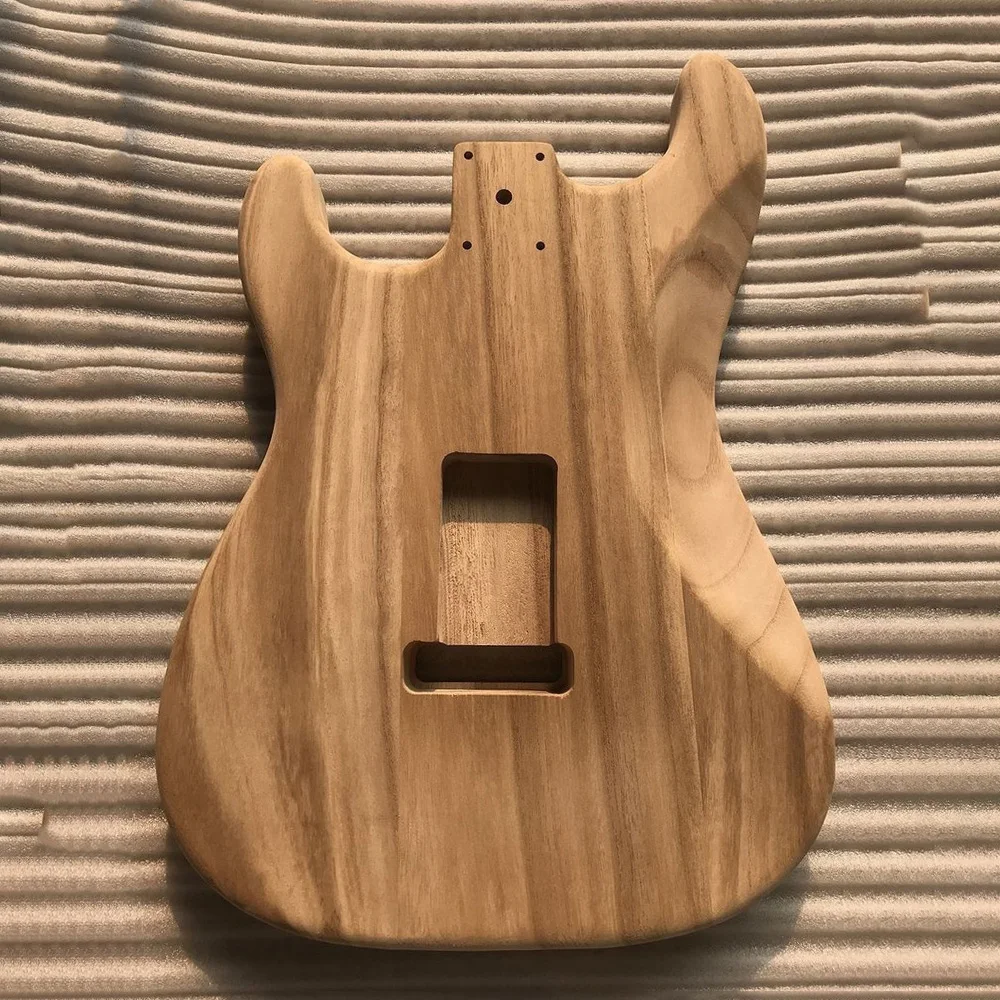 

Polished Wood Type Electric Maple Guitar Barrel Body Unfinished Electric Guitar Barrel Guitar Parts & Accessories