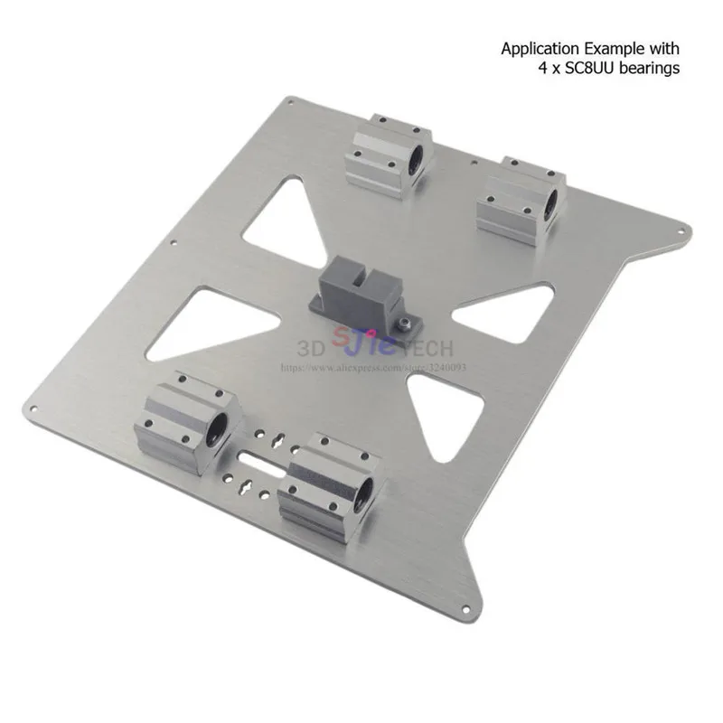 Funssor-1set-3D-Printer-Aluminum-Y-Carriage-V2-Plate-bed-support-Kit-for-RepRap-Prusa-i3 (1)
