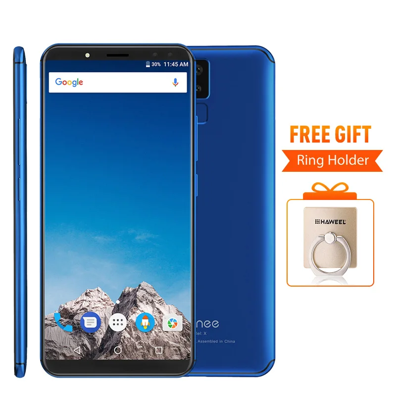 Vernee X Face Recognition 6 0 18 9 Display MT6763 Octa Core 6200mAh Mobile Phone 4GB
