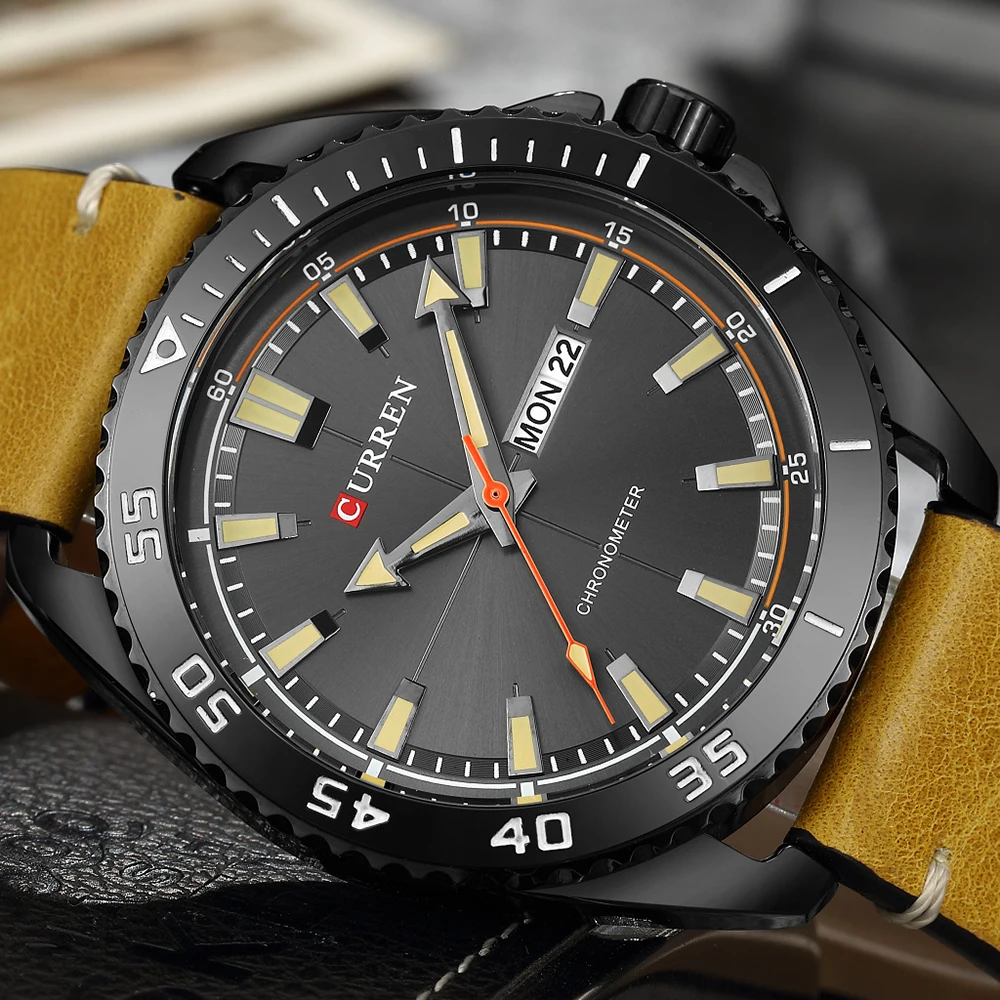 

Curren Mens Watches Submariner Style Sports Military Watch Clock Man Army Sport Watch Waterproof Luxury Watches Top Brand Mens