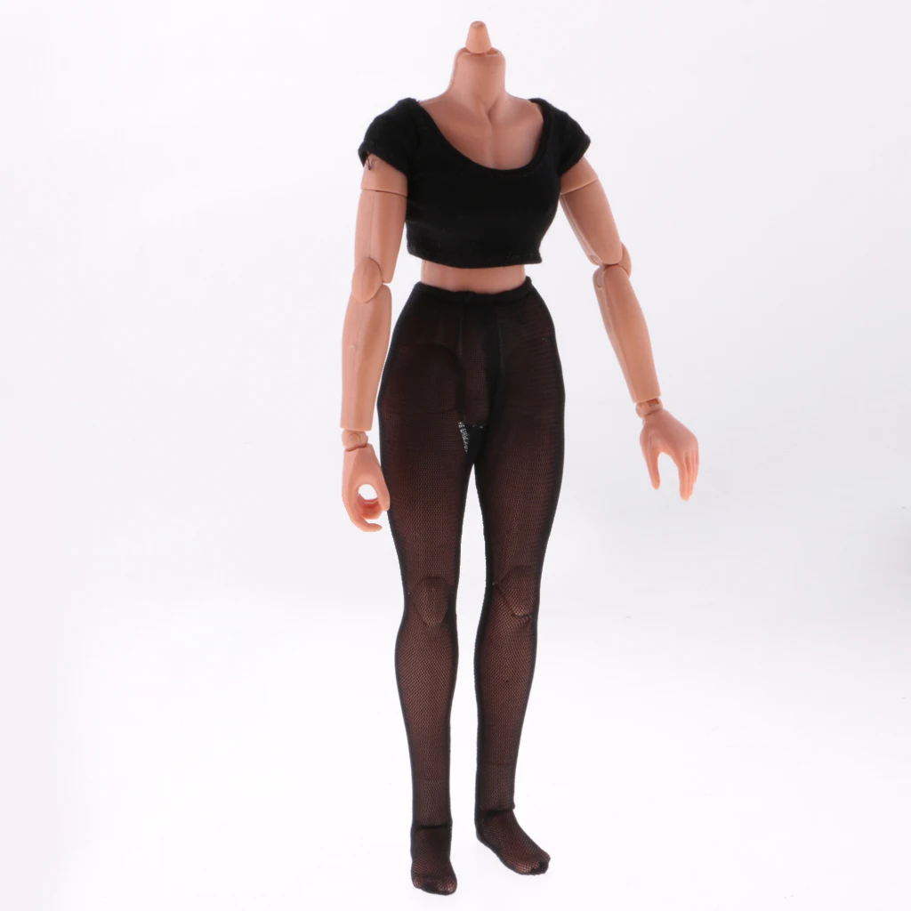 Fashion 1/6 Short Sleeve Crop Top T-Shirt Vest for Blyth 12