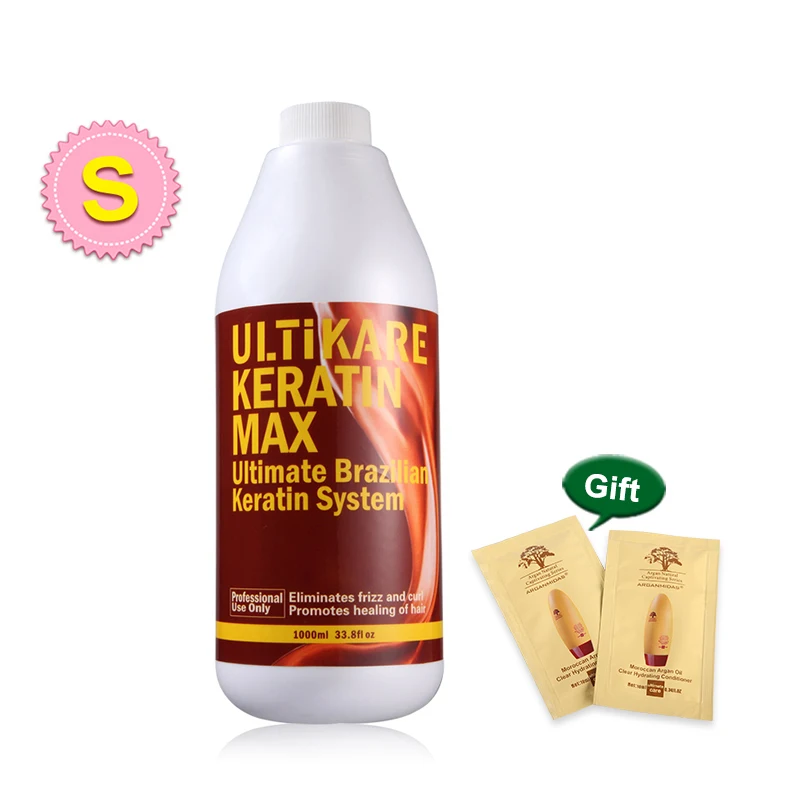 1000ml Brazilian Keratin Hair Treatment Formalin 8% Straightener And Smoothy Shiny For Damaged Hair Free Shipping
