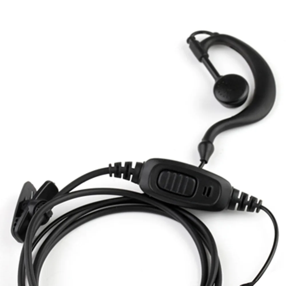 Two way Radio Headset Earpiece For Motorola Walkie Talkie Radios Gp328 Gp338 Ptx760 HT750  (2)