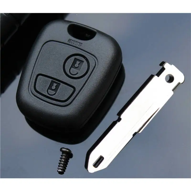 

Car Key C2 Two-Button Straight Remote Control Key Shell With Logo Key Case fit Citroen C2 New